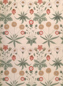 デイジー、最初のモリスの壁紙デザイン、1864年 作： William Morris